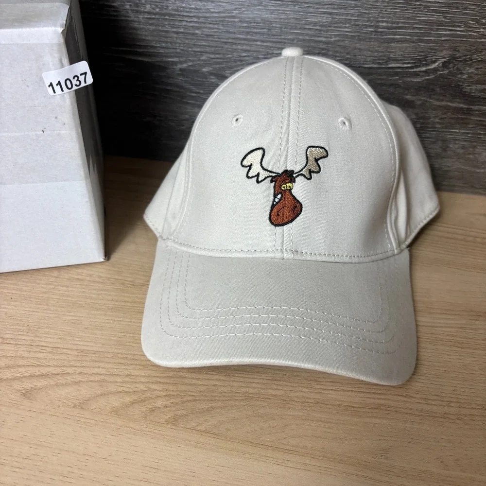 Marbleton Moose Hat Cap Fitted L/XL Beige Outdoors Mens